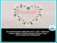 DB SWEETHEART DREAMS WALL ART~ FOREVER  add me