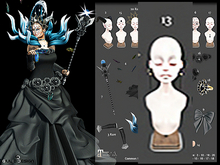 13 EARRING -[GIULIADESIGN]-Midnight Blue-