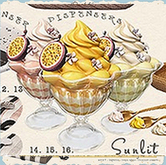 Dahlia - Sunlit Getaway - Lemon Sorbet Dispenser 16. (REZ)