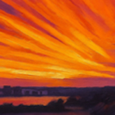 Artistic sunset