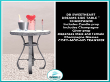 DB SWEETHEART DREAMS SIDE TABLE ~ CHAMPAGNE  add me