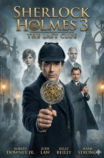 Movie Poster-Sherlock Holmes