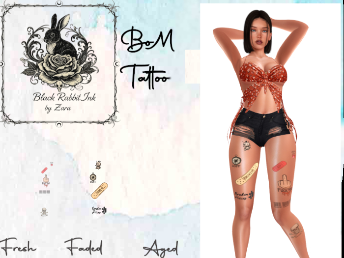 Leg Tattoos All Sort by Black Rabbit Ink