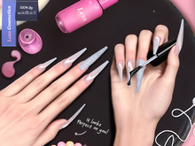 Lexa - Greta Coffin Nails