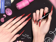 Lexa - Firea Coffin Nails