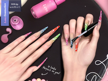 Lexa - Color Coffin Nails 