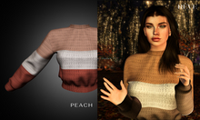 REVE- Autumn Knit Stripes - Peach
