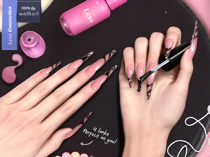 Lexa - Zara Coffin Nails 
