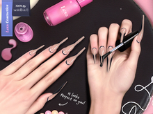 Lexa - Maddy Coffin Nails