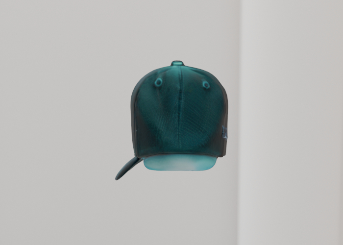 baseball cap with a light on it