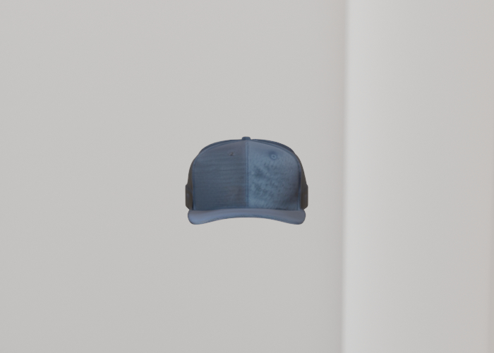 baseball cap with a snake skin pattern