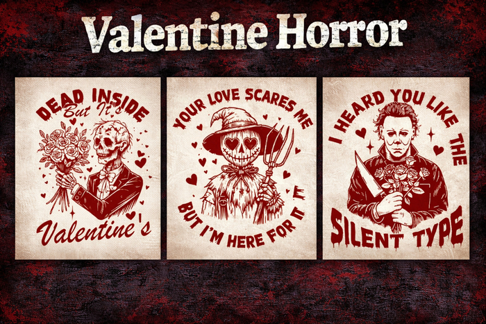 13  Valentine Horror Textures