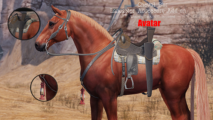 Cheval D'or / Teegle Avatar / Lancaster Accessory Add-on.