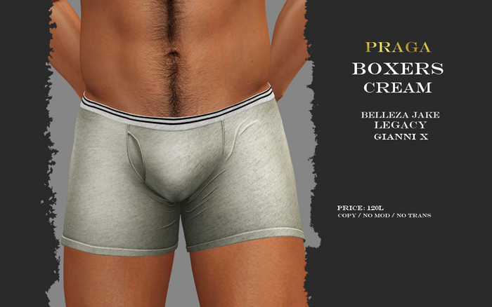 Praga Boxers - Cream