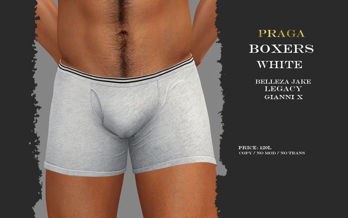 Praga Boxers - White