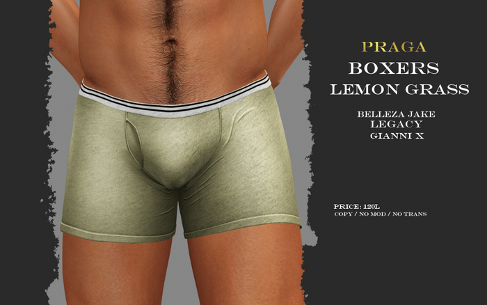 Praga Boxers - Lemon Grass