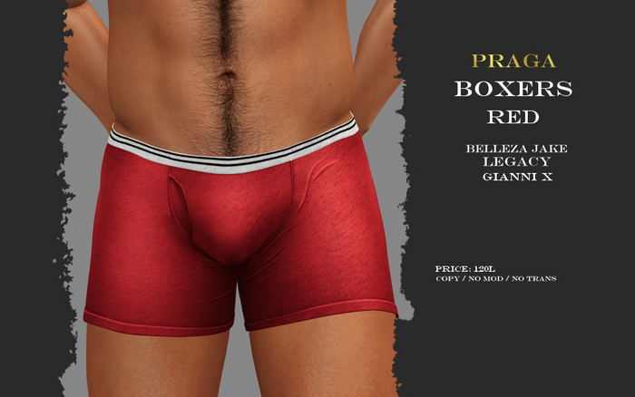 Praga Boxers - Red