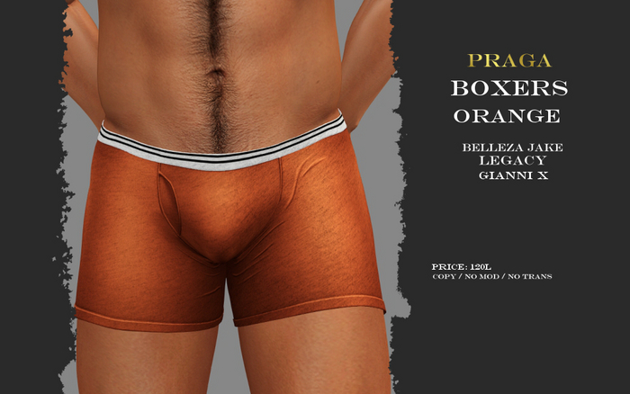 Praga Boxers - Orange