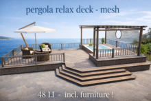 PERGOLA RELAX DECK - MESH