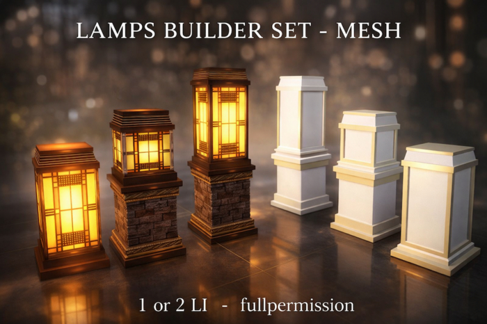 lamps builder set  - mesh