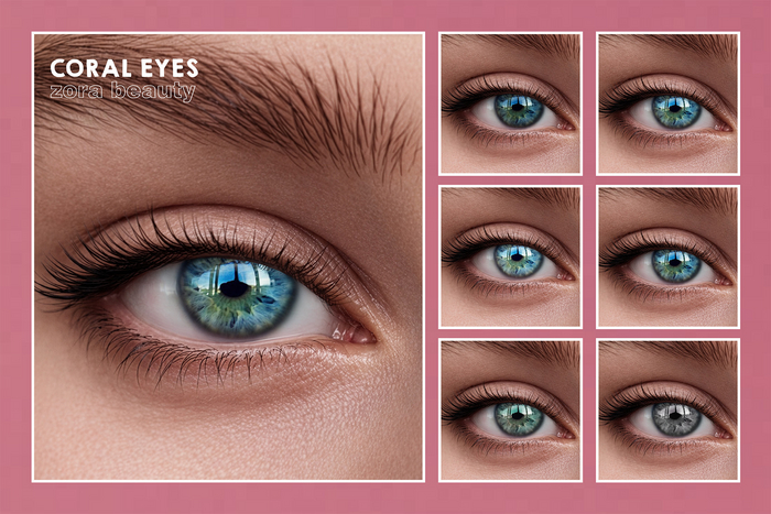 ZORA BEAUTY - CORAL EYES - EVOX/MESH/BOM - FULL PACK