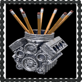 Pencil Holder Engine,pencil cup,pencil holder
