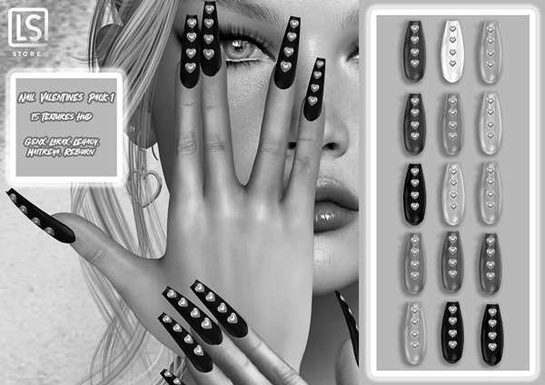 [LS] NAIL VALENTINES PACK 1 DEMO