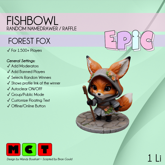 [EPIC FishBowl] Forest Fox (ADD ME)