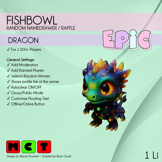 [EPIC FishBowl] Dragon (ADD ME)