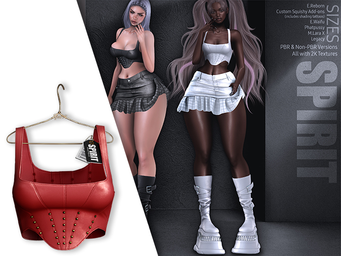 SPIRIT - Jules top [RED]