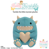 Twinkle the little monster plushie