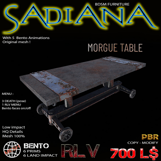 AE-070 Morgue Table 1.0 PBR