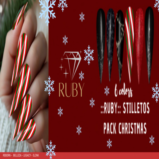 :RUBY:: STILLETO PACK CHRISTMAS