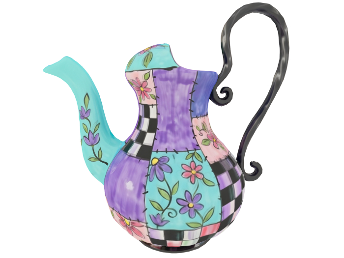 HB Whimsy Tea Pot FuLL PERM