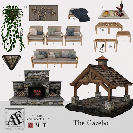 *AF* Gazebo 4 - Arm Chair