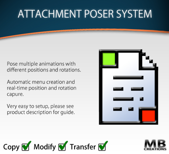 Attachment Poser System