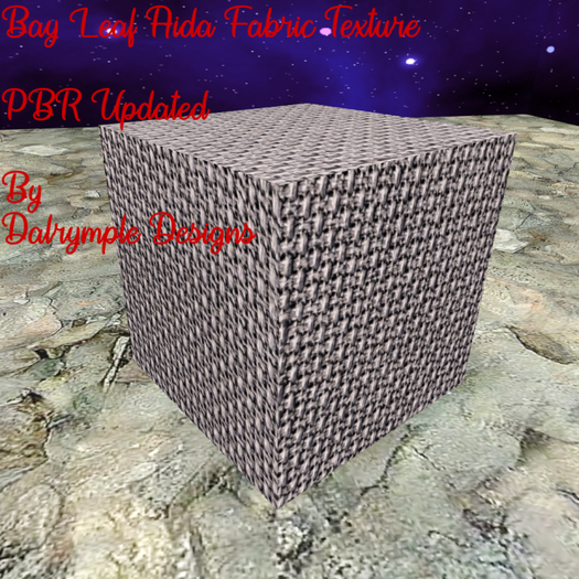 [Dalrymple Designs] Bay Leaf PBR Aida Fabric Texture