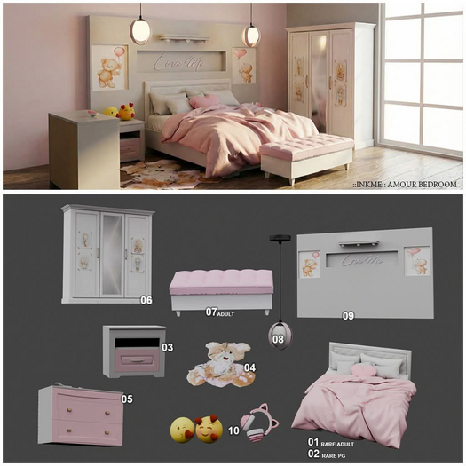 06 ::InkMe:: Amour Bedroom