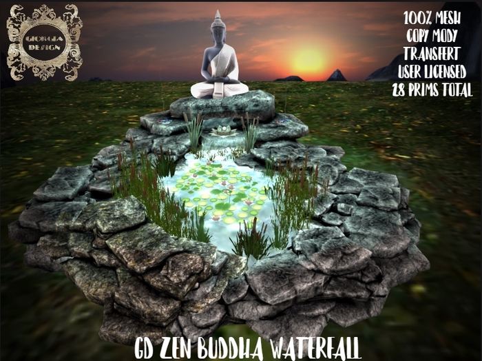 GD ZEN BUDDHA WATERFALL