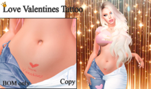 Love Valentines Tattoo - BOM Only