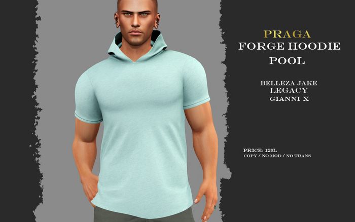 Praga Forge Hoodie - Pool