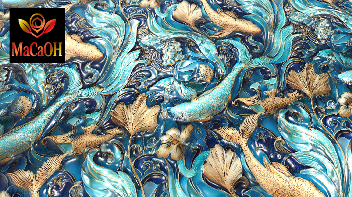 PBR Texture with 3D effect, Seamless, Fish_03 (MaCaOH)