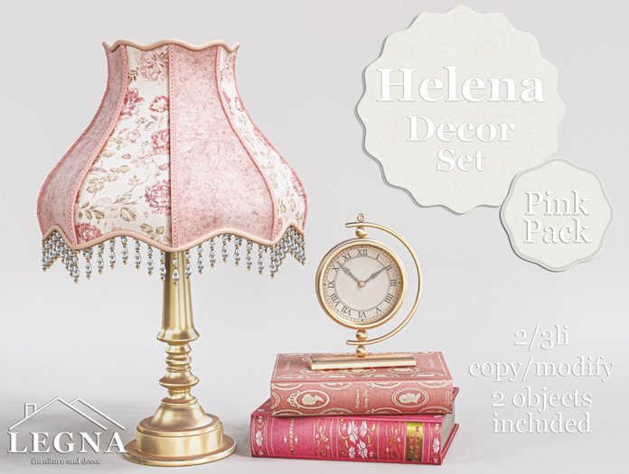 - Legna - Helena Decor Set (Pink Pack)
