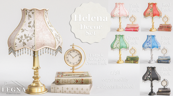 - Legna - Helena Decor Set (Fatpack)