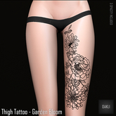 [OAKLI] Thigh Tattoo - Garden Bloom