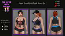 Hippie Chick Single Top & Shorts Set
