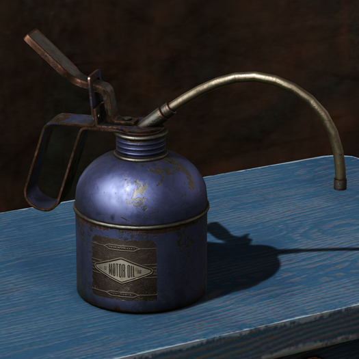 {Unflat Stuff} Retro Oil Can