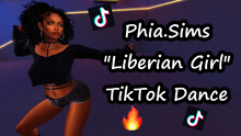 Phia.Sims Liberian Girl TikTok Dance Animation