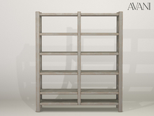 Avani Bureau Collection Stacked Found Shelving, All