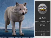 {DE} Snow Wolf – 3D Mesh